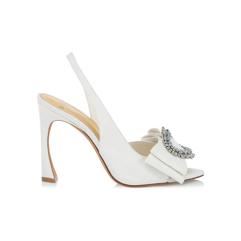 Alexandre Birman
Madeline Embellished Bridal Slingbacks